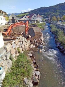 Kraftwerk Pewag Bauarbeiten Krafthaus