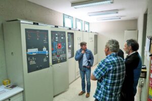 Kraftwerk Salvesenbach Krafthaus Mosaik Vor Umbau 122 x 81 mm