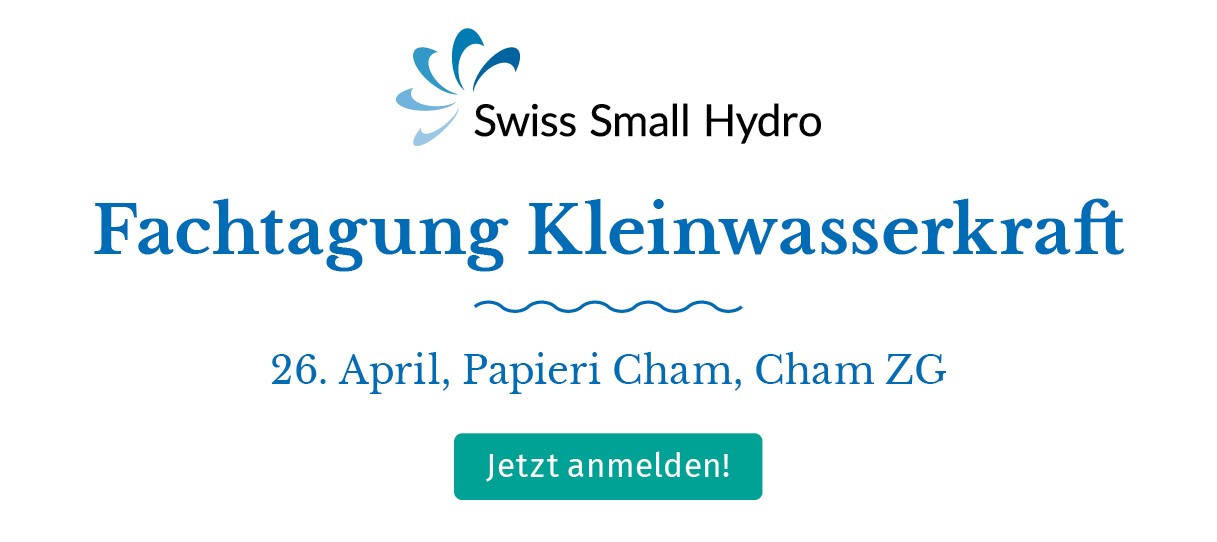 Fachtagung Kleinwasserkraft Swiss Small Hydro