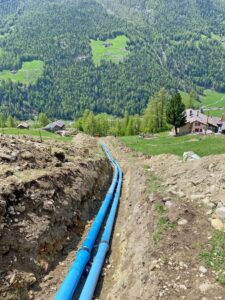 Kraftwerk Saas Grund Druckrohrleitung