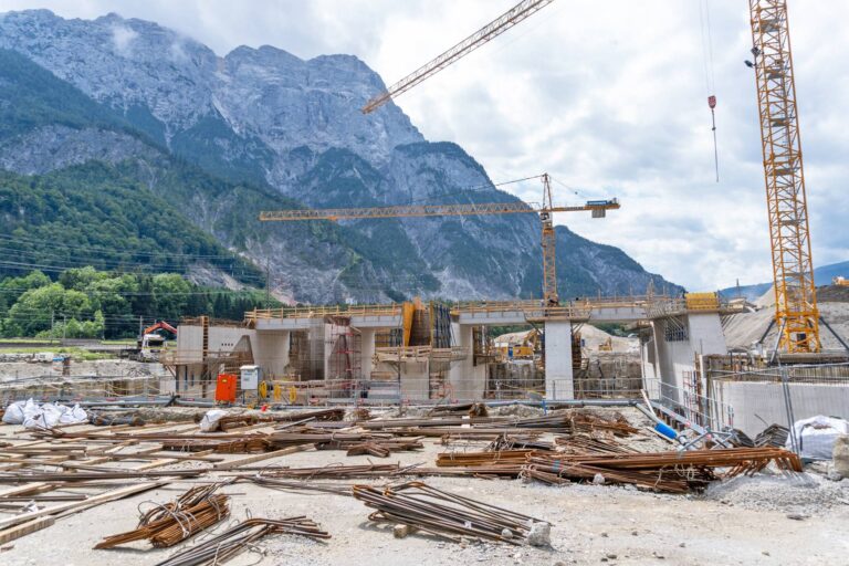 Kraftwerk Stegenwald Baustelle Panorama 1