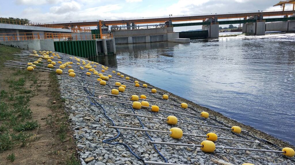 Procon Neptun Fischschutz 2018_Poland_Malczyce_HPP_Odra_River 122 x 68 mm