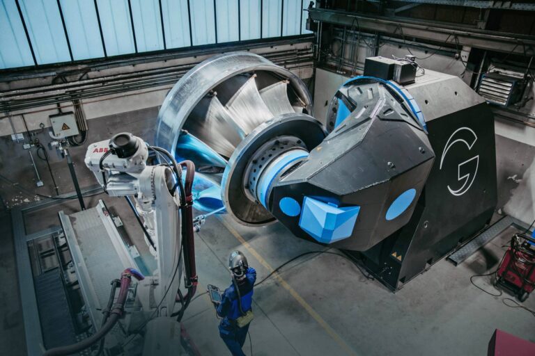 Global Hydro zwei Schweißroboter