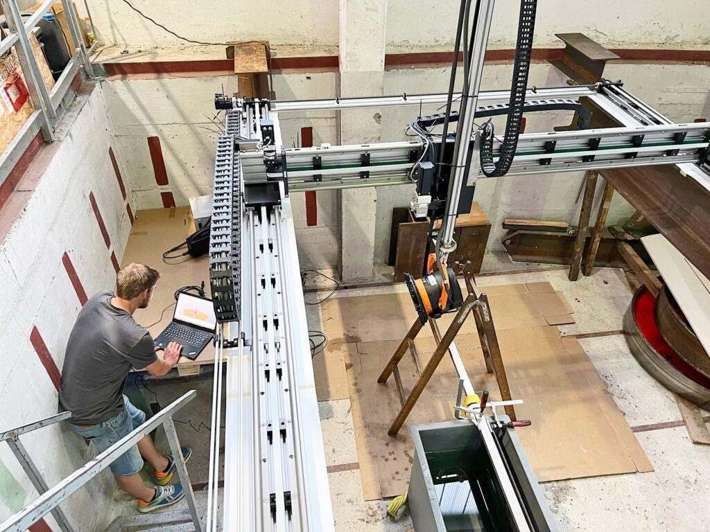 Fischaufstiegshilfe Putzroboter Werksaufbau 122 x 91 mm