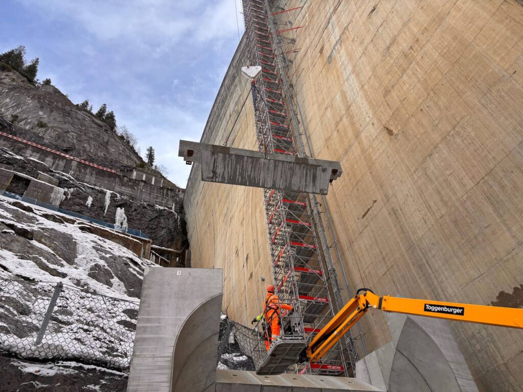 Gigerwaldsee Baustelle Grundablass 4