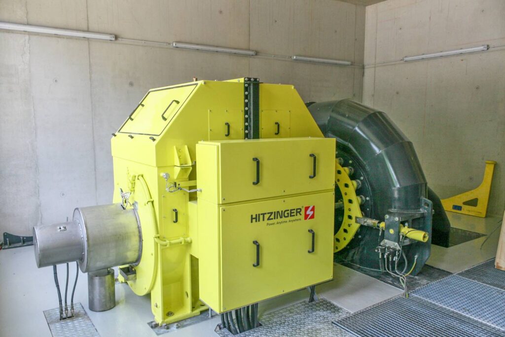 Kraftwerk Riesneralm Generator Hitzinger