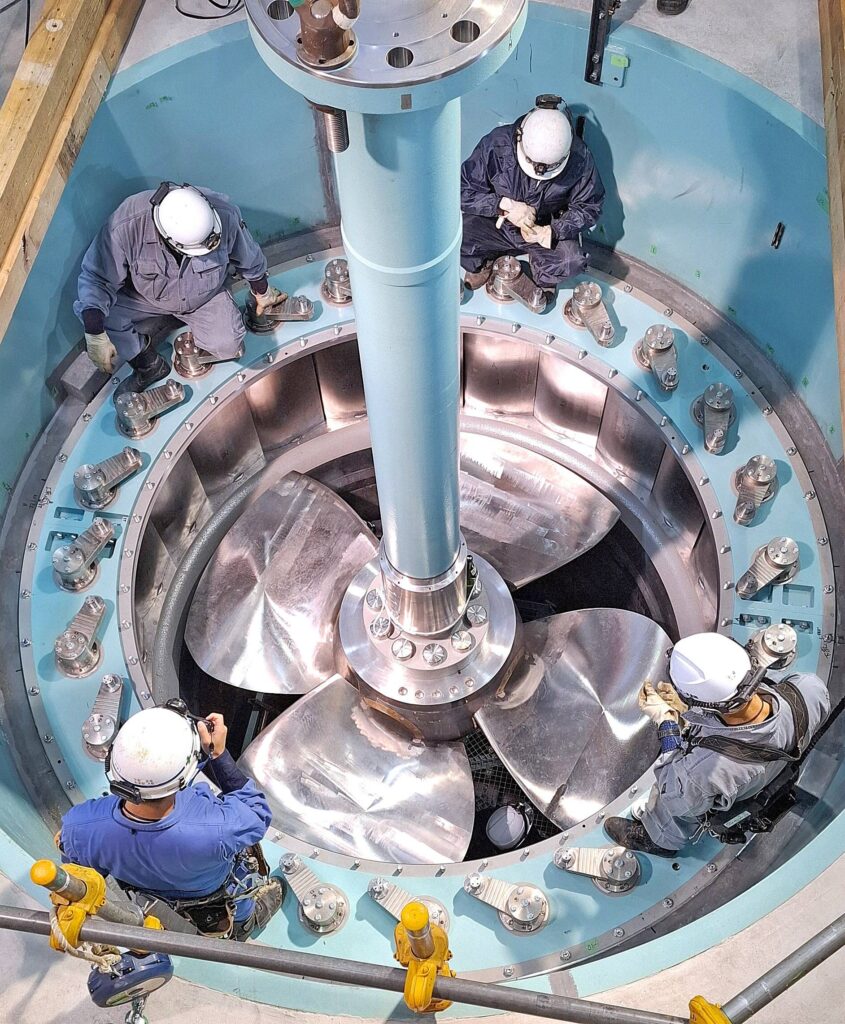 Kraftwerk Shirayama 03_Einbau_Kaplan