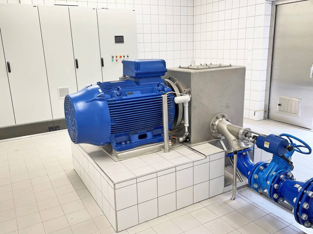 Trinkwasserkraftwerk Ullach Generator