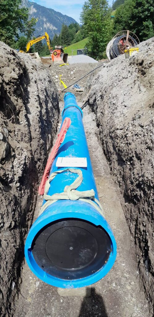 Kraftwerk Breiteneben DRL Rohr 90 x 185 mm