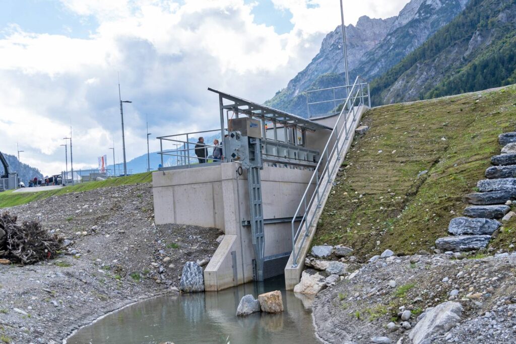 Kraftwerk Stegenwald Bauwerk Umgehungsgerinne