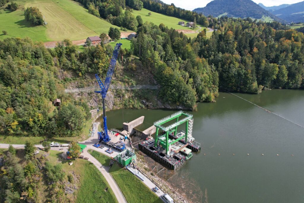 Sediment Solution Einhebevorgang