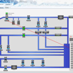 Die Kraftwerks-Leittechnik stammt von der SCHUBERT Elektroanlagen GmbH. Leittechnik, Muldestausee, Schubert