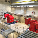 Blick auf beide Generatoren Generatoren Muldestausee