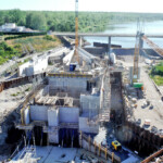 Baufortschritt im Juli 2019 Baufortschritt Muldestausee