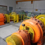 Die alten Maschinensätze im Kraftwerk 1 haben ausgedient. alten Maschinensätze im Kraftwerk 1