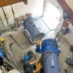 Das technische Equipment beim Wasserschloss wurde ebenfalls erneuert. Kraftwerk Zilfuri Wasserschloss