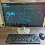 Visualisierung der Kraftwerkssteuerung von EN-CO, welche das komplette elektro- und regelungstechnische Equipment lieferte. Kraftwerk Fotscherbach Steuerung Visualisierung 2