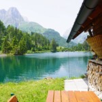 Ein Naturjuwel von einem Gebirgsspeichersee: der Grünsee in der Plöckenregion. Kraftwerk Klauss