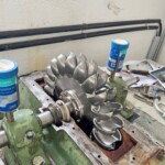 Das Laufrad der Peltonturbine aus den 1960ern wurde im Almkraftwerk durch ein neues von Voith Hydro ausgetauscht. Kraftwerk Rauris3