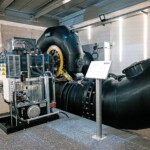 Mit der neuen Kaplan-Spiral-Turbine von 
Voith Hydro ließ sich eine Leistungs-
steigerung von rund 80 Prozent erzielen. Kraftwerk Rettenstein