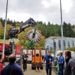 Der Bogensberg-Maschinensatz erhält ein wirkungsgradoptimiertes, neues Laufrad. Ruselkraftwerke